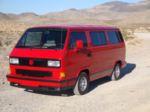 T3 Vanagon in Red